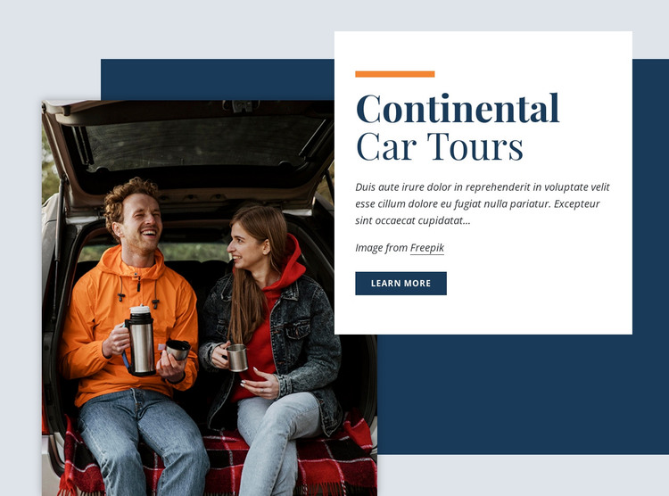 Continental Car Tours WordPress Theme