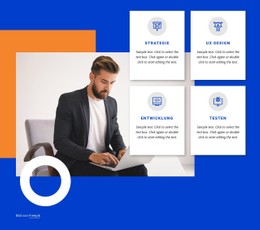 Führendes Digitales Produktstudio Tabellen-CSS-Vorlage