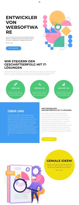 Entwicklung Von Grund Auf Layout-Design