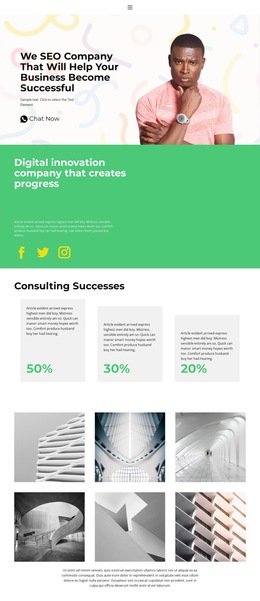 Awesome HTML5 Template For Victory Of Competitors