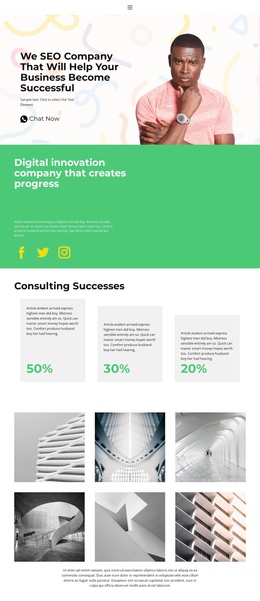 Victory Of Competitors Responsive Template