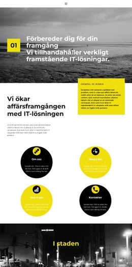 Nå För Framgång - Professionell Webbplatsmall