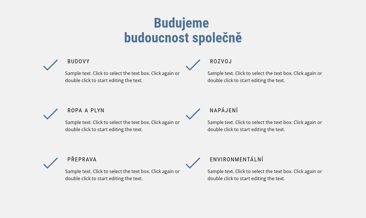 Budujeme budoucnost Šablona CSS