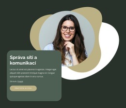 Řízení Komunikace – Šablona Vstupní Stránky