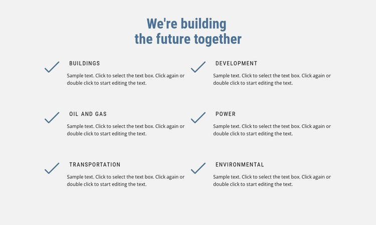 We are building the future CSS Template