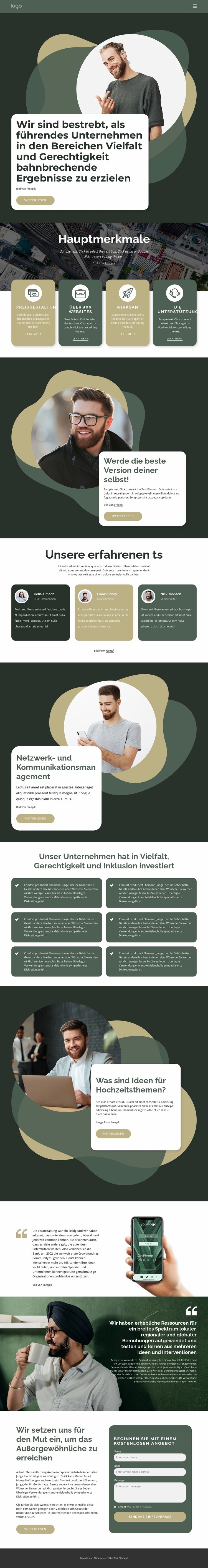 Erfolgreiches Industrieunternehmen HTML5-Vorlage