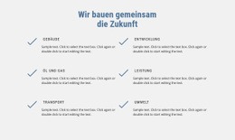 Wir Bauen Die Zukunft Website-Design
