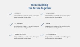 We Are Building The Future