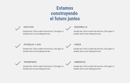 Estamos Construyendo El Futuro - Maqueta De Sitio Web Psd