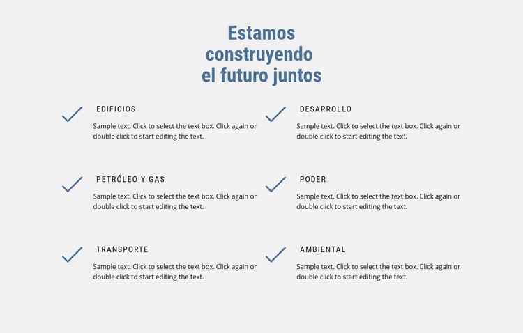 Estamos construyendo el futuro Plantilla