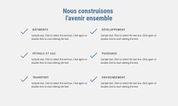 Nous Construisons Le Futur – Modèles De Conception De Sites Web