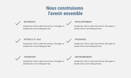HTML5 Réactif Pour Nous Construisons Le Futur