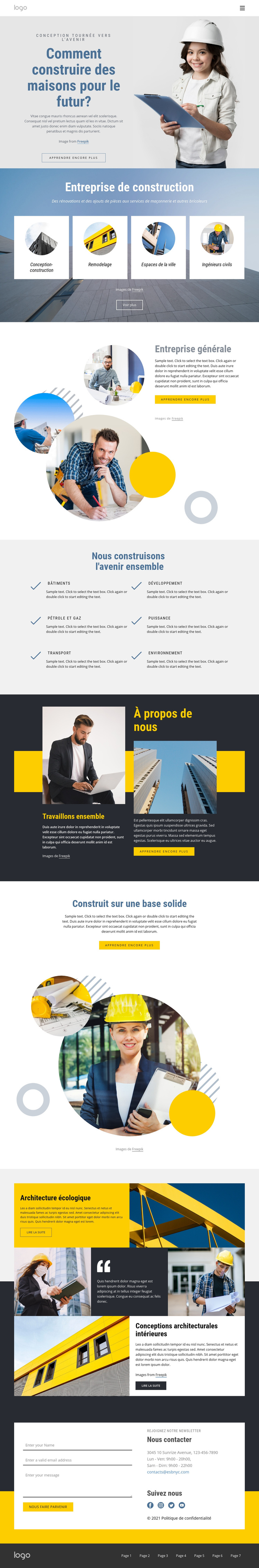 Entreprise générale Thème WordPress