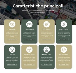 8 Caratteristiche Principali - Pagina Di Destinazione