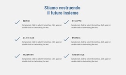 Fantastico Modello HTML5 Per Stiamo Costruendo Il Futuro