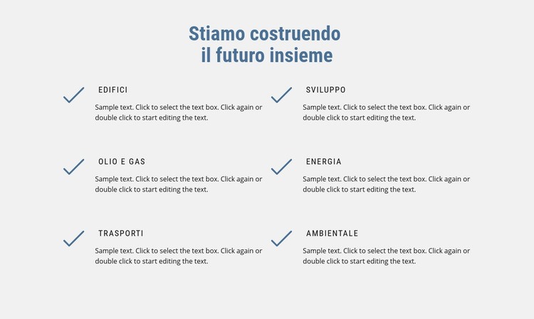 Stiamo costruendo il futuro Pagina di destinazione