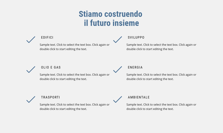 Stiamo costruendo il futuro Tema WordPress