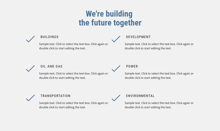 We are building the future Joomla Template