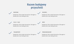 Responsywny HTML5 Dla Budujemy Przyszłość