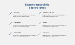Estamos Construindo O Futuro Design Do Site
