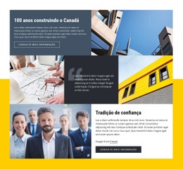 Tradição De Confiança - Design De Site Personalizado