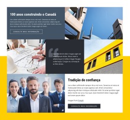 Tradição De Confiança Modelo De Site HTML CSS