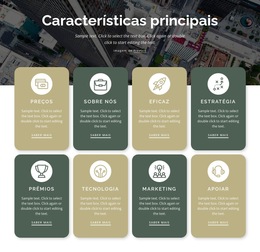 8 Principais Recursos - Mercado Comunitário Fácil