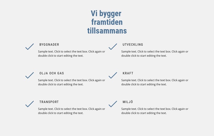 Vi bygger framtiden Mall