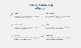 Geleceği Inşa Ediyoruz - HTML Şablonunun Indirildiği Site