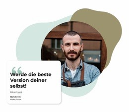 Herrenhaarschnitt Und Bartschnitt – Website-Mockup-Vorlage