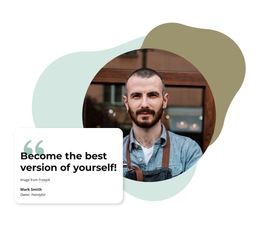 HTML5 Template Mens Haircut And Beard Trim For Any Device