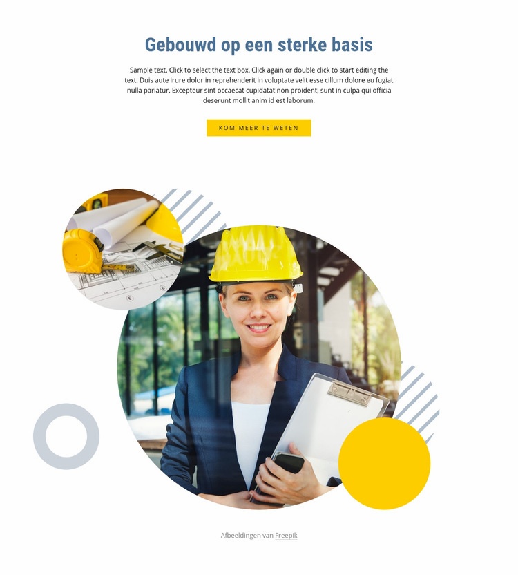 Modulair bouwen Html Website Builder