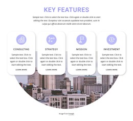 Our Mission And Strategy Table CSS Template