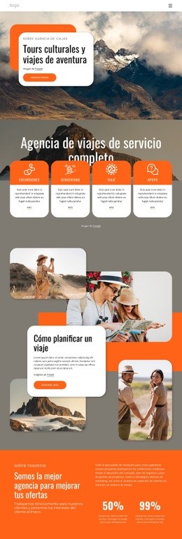 Viajes En Grupo Para Todas Las Edades. - Plantillas De Diseño De Sitios Web