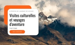 Visites Culturelles Et Voyages D'Aventure - Modèle HTML5 Réactif