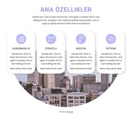 Misyonumuz Ve Stratejimiz Için Kullanıma Hazır Site Tasarımı