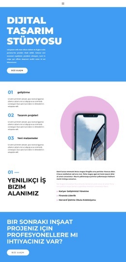 Dijital Yön - Özelleştirilebilir Profesyonel Web Sitesi Oluşturucu