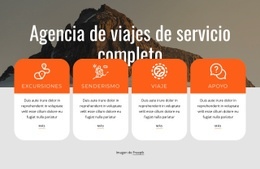 Servicios De Agencia De Viajes De Servicio Completo - HTML Builder Drag And Drop