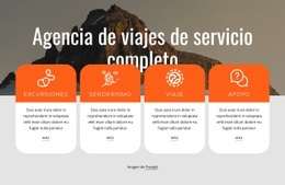 Diseño De Sitio Listo Para Usar Para Servicios De Agencia De Viajes De Servicio Completo