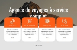 Services D'Agence De Voyage À Service Complet - Thème De La Page