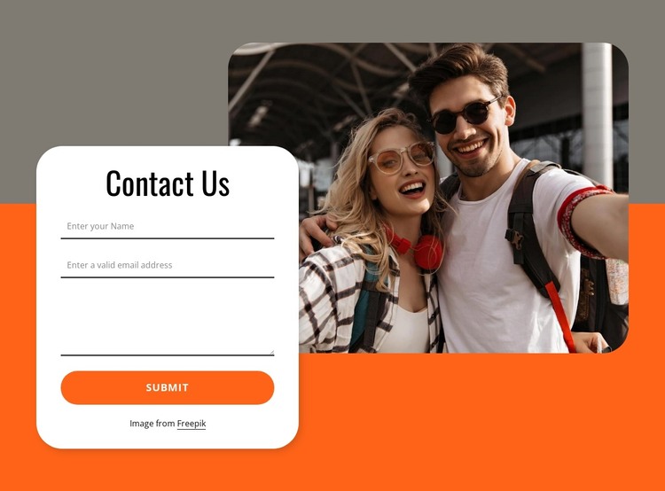 Global support center HTML Template