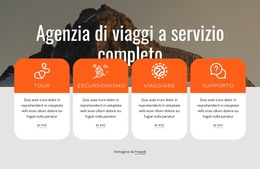 HTML Gratuito Per Servizi Completi Di Agenzia Di Viaggi