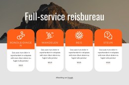 Full-Service Reisbureaudiensten Gratis CSS-Sjabloon
