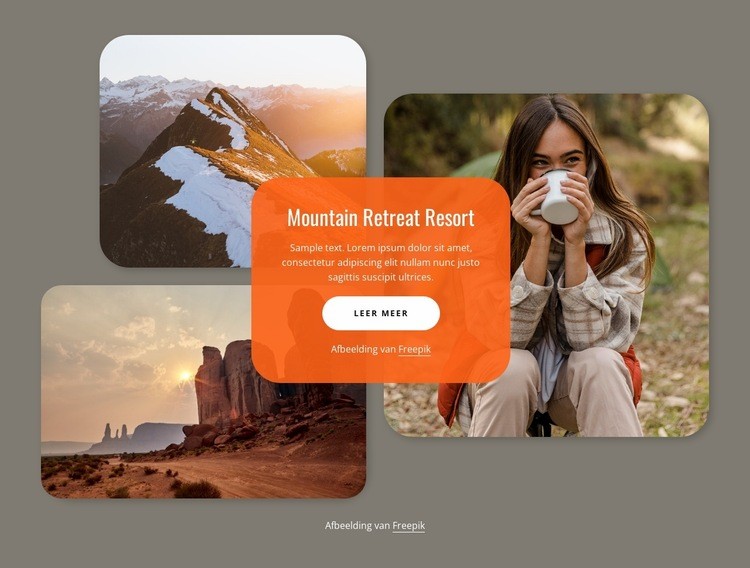 Vier seizoenen resort Html Website Builder