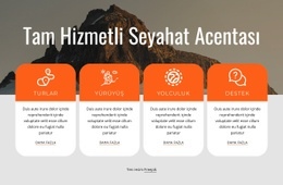 Tam Hizmet Seyahat Acentesi Hizmetleri - HTML Builder Drag And Drop