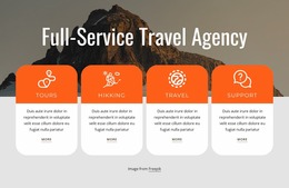 Ready To Use Site Design For Full-Service Travel Agency Services