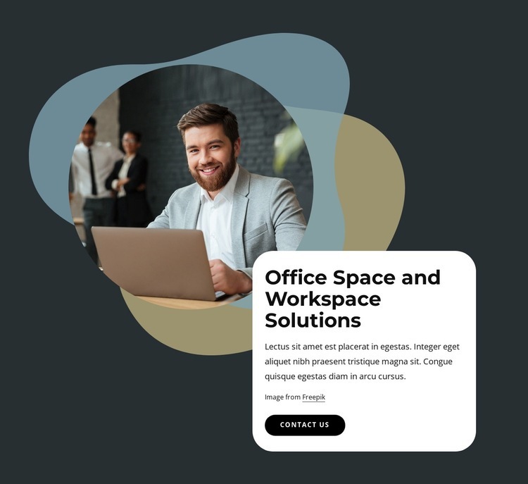 Kancelářské prostory a řešení pracovního prostoru Html Website Builder