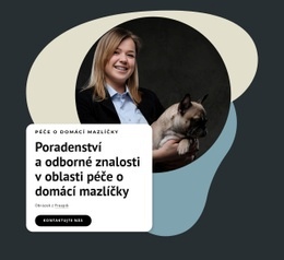 Responzivní Webová Šablona Pro Odborné Poradenství Pro Domácí Mazlíčky