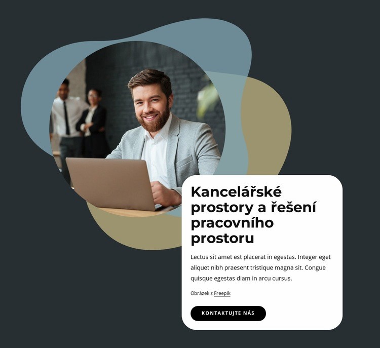 Kancelářské prostory a řešení pracovního prostoru Šablona CSS