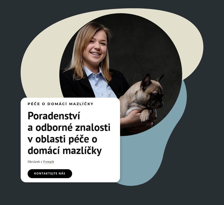 Odborné poradenství pro domácí mazlíčky Šablona